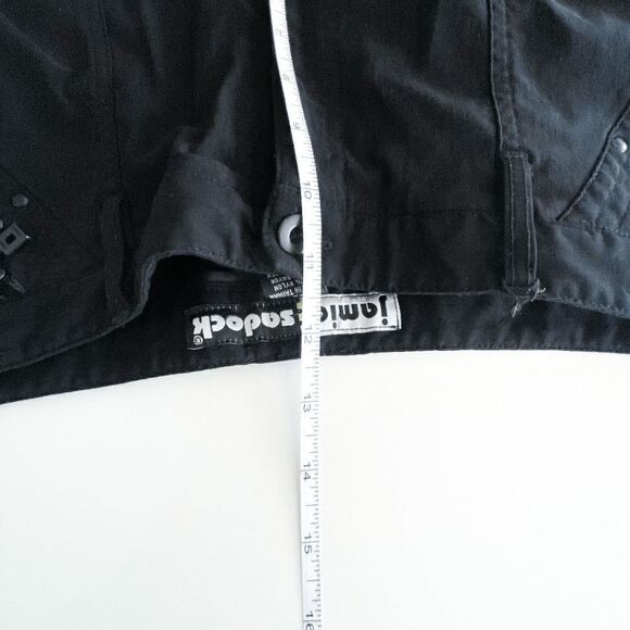 Jamie Sadock Womens Golf Straight Leg Pants Zippered Pockets Black Size 10 - Picture 5 of 7